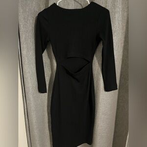 Vici Black Long Sleeve Dress